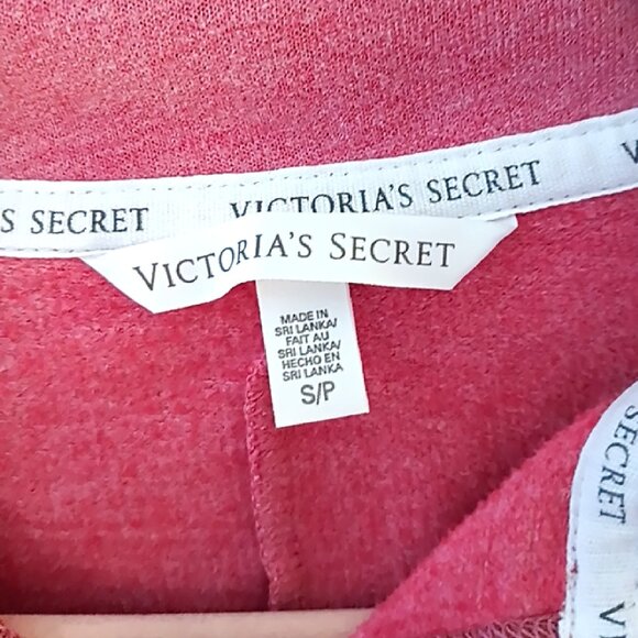 Y2K Victoria's Secret Pink Lightweight Small Quarter Zip Angel Wing Zipper - Picture 7 of 8